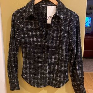 NWT ZARA TWEED JACKET